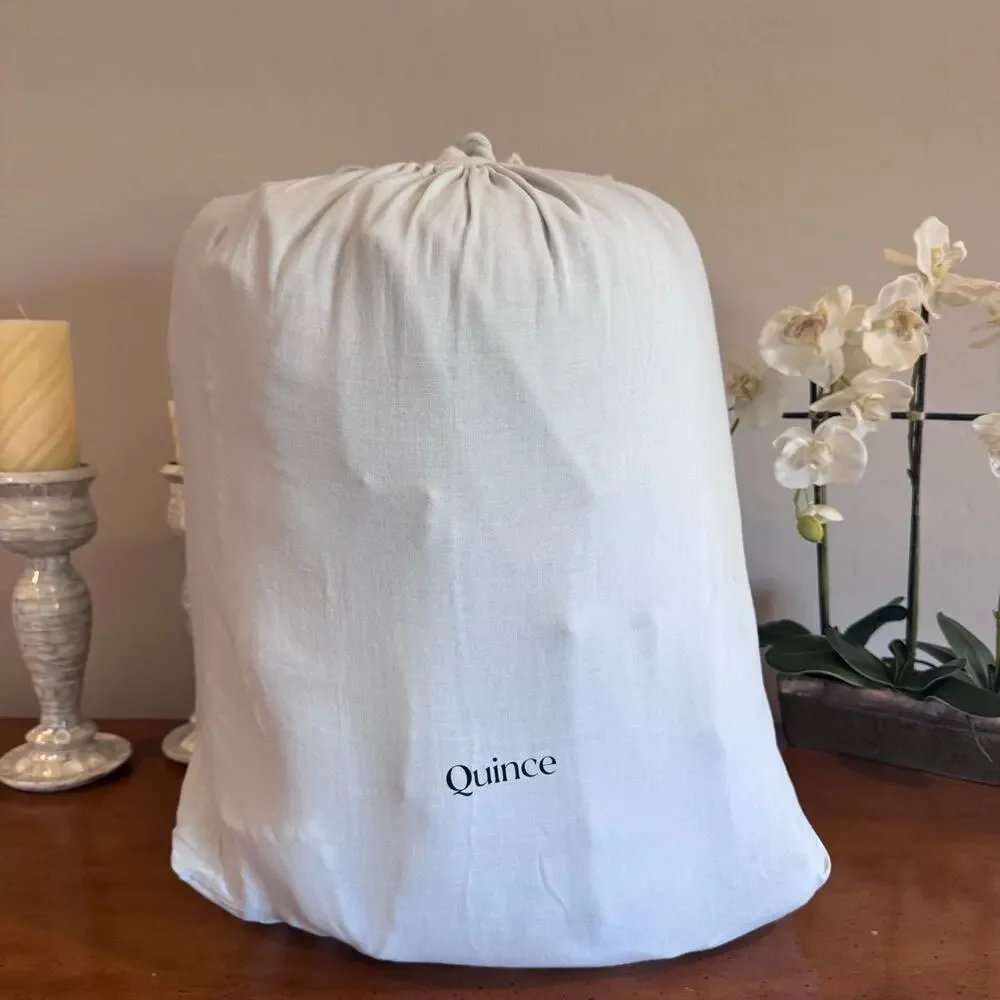 Quince Organic Cotton Gauze Dream Quilt Full/Queen Mist BNWT